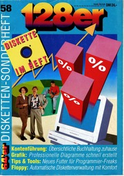 Cover Sonderheft 58 (Jahr unbekannt)