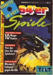 Cover Sonderheft 73 (Jahr unbekannt)